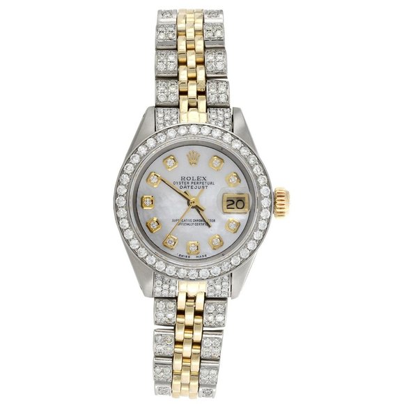 Rolex DateJust 2.6 CT. Ladies Watch! w/ box main image 6